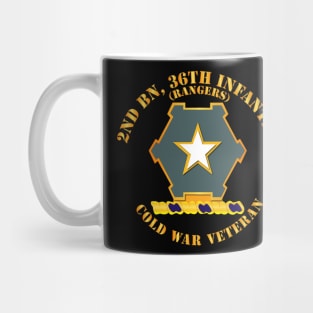 2nd Bn 36th Infantry DUI - Rangers - Cold War Vet Mug